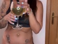 😏After Gym, I Drink A Glass Of HOT Piss