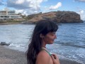 Follandome en La Playa. Desconocido se Pajea Conmigo