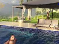 Famoso fotógrafo Español folla a influencer Colombiana en la piscina del hotel-SALOMÉ GIL