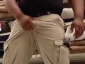 Thick BBC Daddy Drops Pants and Jerks Off in Public Store