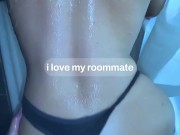 college girls snapchat roommate in shower fuck me HARD | Shorties Porn Video