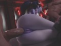 Widowmaker Threesome Anal 💜 [Overwatch Porn Animation]