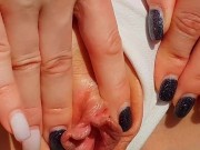 NAUGHTY STEPSISTER MASTURBATES AND CUMS LOUDLY OUTSIDE! EXCELLENT PUSSY CLOSE-UP!