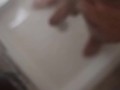 Hot masturbation under the shower