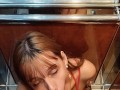 She gave me a blowjob in the elevator and then we fucked in her apartment (The Neighbour Part 1)