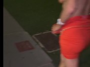 Sexynini83 - Naked in Vegas street