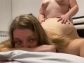 I FILM MYSELF WHILE MY STEPMOM FUCKS ME WITH A STRAPON/Stepmom Stepdaughter