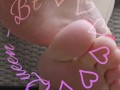 Close up vieuw of my toes 🤤