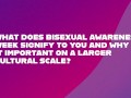 Bisexual Awareness Week 2024 with Josie Jaxxon