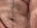 Chubby Man Plays With Cock Like Clit Again And Cums