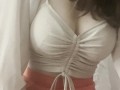 ♥ Touching myself under my skirt until I cum ♥ (full cum on my Fansly)