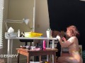 spying on me cleaning my room naked - full video! voyeur fantasy pov