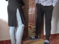 Arab Egyptian Wife With African Delivery Boy زوجة مصرية مع السباك