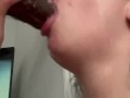 I love sucking his bbc