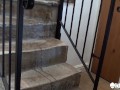 British Milf Auntie Trisha Solo Stair Play - OLDNANNY