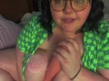 Horny BIG TITTY College Slut Wants You To Cum On Her Glasses!