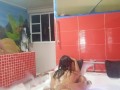 My lover gives my cock a good fuck in the jacuzzi