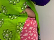 Big Tits & Big Ass Arab Maid Clean My Room When I was Masturbat Then She gets Hot & want Sex & Naked