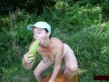 MILF Sucks, Grinds, and Squirts on Bitter Melon Outdoors