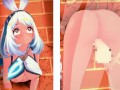 【原神】壁穴にハマったムアラニが壁尻中出しセックスされる3Dエロアニメーション。(むあらにpart3。Genshin Mualani hole in the wall sex.玛拉妮隔墙性爱)