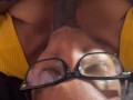 Freaky Nerdy Tutor with Glasses Gives Best BlowJob and face shot - @honeygoddess22
