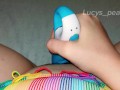 Rainbow PAWG Bitch Part 3 - Can't keep myself quiet while Masturbating - Lucys Peach - לוסי
