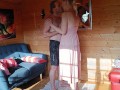 Milf fucked in standing missionary. Cozy garden cottage made for fucking!