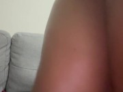 School girl twerks in wet panties