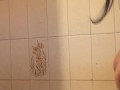 My friend joins me in the shower and gives my pussy a massage