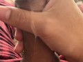 Cum after a long edging session dripping precum