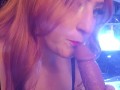 Redhead gives you the blowjob you deserve! (Dildo Training)
