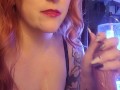 Redhead gives you the blowjob you deserve! (Dildo Training)