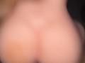 Fat Long Cock Clopping Backshots on Sex Toy Juicy Ass