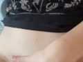 First video. Masturbation when my neighbor in shower. Dildo for pussy