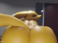 Renamon -  Hard ass fuck with cremapie