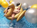 Interracial Amateurs Suck & Fuck With Balloons - Lustery