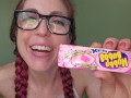 Vore Style BubbleGum Chewing with SWALLOW