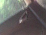 Hot girls have sex in a taxi on the way home