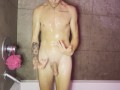 Kyle Stroker solo shower routine full nude