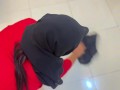Beautiful Arab Curvy Hot Maid Cleaning My Hotel Room, I saw Her Sexy Attractive & Start Masturbation