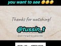 GUY ONLYFANS MODEL @tussin_t  explodes CUM after work for his fans religiously.