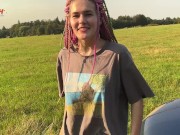 Cheated with a hottie. Fellow traveler fucked the driver and demanded more, sucking his big cock