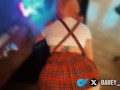 British pigtail schoolgirl gets fucked hard for being naughty