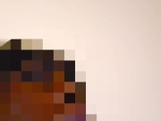 MILF ebony Cameriera brasiliana dell'hotel viene nella mia stanza e me la inculo