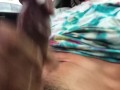 POV Big Dick Quick Cumshot Clip Close Up 💦 In Car