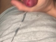 Amateur close up cumshot Orgasm Jerk off Sperm big load 4k 60fps german uncutcock