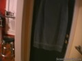 POV slut sucking on hard dick gets a cum facial