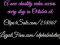 Locktober Special - 31 days if chastity - Preview Trailer