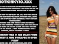 Hotkinkyjo take in ass dildo from mrhankey & anal prolapse in open field
