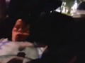 mature woman with big buttocks masturbates in a car after talking to her boyfriend's cuckold
